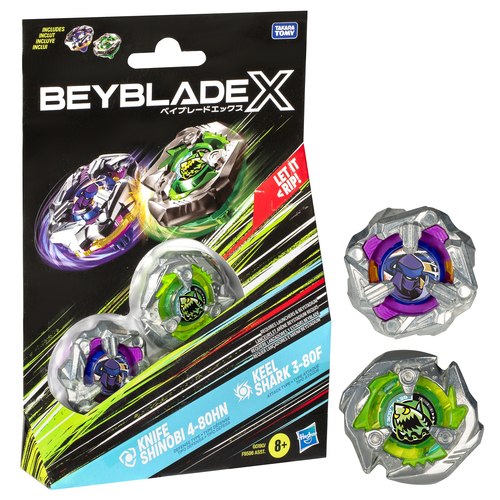 Trottola Hasbro F9586EU4 BEYBLADE X Dual Pack Assortito
