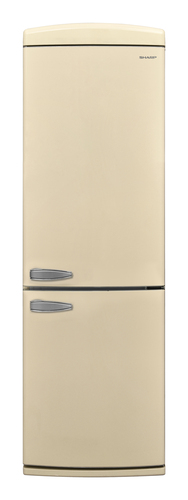 Frigorifero libera installazione Sharp SJ NRA11RMXJD Retro beige