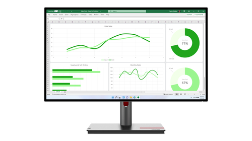 Monitor Lenovo 63A2GAT1EU THINKVISION P27q 30 QHD Pivot Raven black