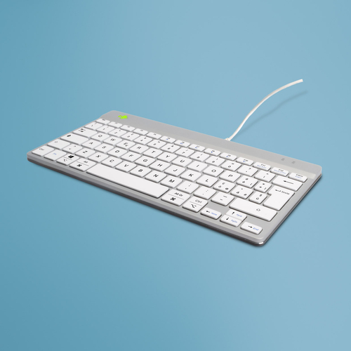 Tastiera computer R go Tools RGOCOITWDWH BREAK Compact Wired White