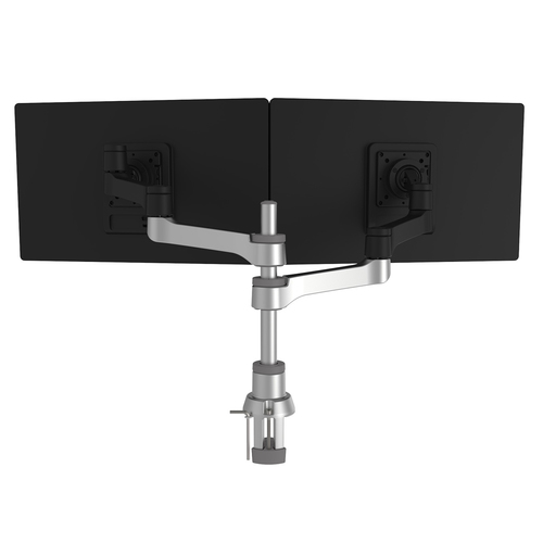 Supporto monitor scrivania R go Tools RGOVLZE4TWSI ZEPHER Double Silve