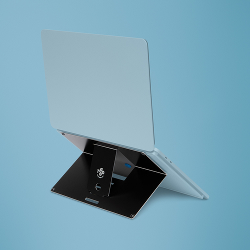 Supporto notebook R go Tools RGORIATBL RISER Attachable Black