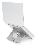 Supporto notebook R go Tools RGORISTSI RISER Flexible Silver