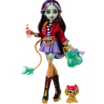 Mattel - Bambola Mattel HPD53 MONSTER HIGH Snodata con cucciolo Assortito