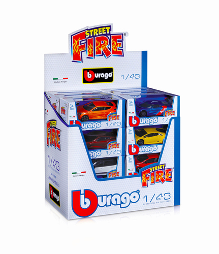 Automodello Bburago 18 30010 Street Fire Assortito