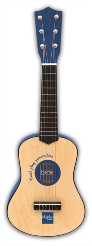 Chitarra giocattolo MeMe Music 59055 Jim Classic Legno naturale e Blu