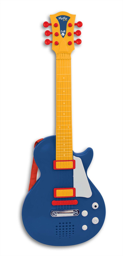 Chitarra giocattolo MeMe Music 80057 Rock con asta microfono Seth Blu 