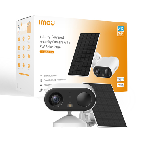 Videocamera sorveglianza Imou IPC TB3FP 3T0WE KIT CELL GO 3MP with Sol