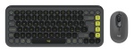 LOGITECH - Tastiera e mouse Logitech 920 013115 POP Icon Combo Graphite e Green