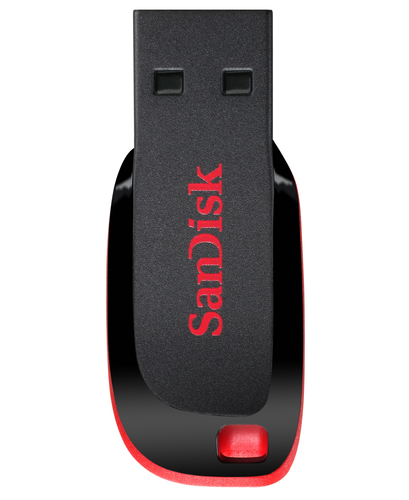 Chiavetta USB Sandisk SDCZ50 064G B35 CRUZER BLADE Black e Red