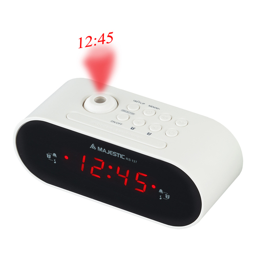 Radiosveglia Majestic 109137 RS 137 Bianco