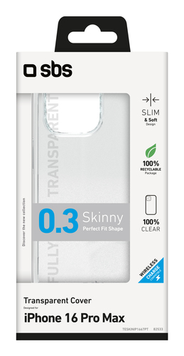 Cover Sbs TESKINIP1667PT IPHONE SKINNY Clear