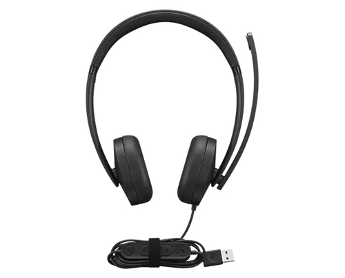 Cuffie microfono filo Lenovo 4XD1P83425 Gen 2 Black