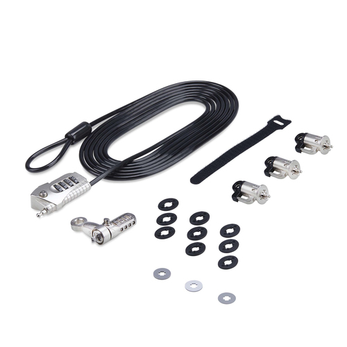 Cavo con lucchetto Startech.Com 3M4 DESK LOCKING KIT K Slot Gray
