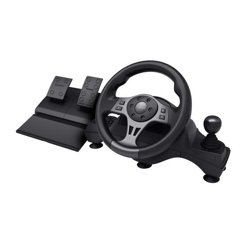 Volante e pedaliera simulatore guida Trust 25122 GXT 289 Movi Black