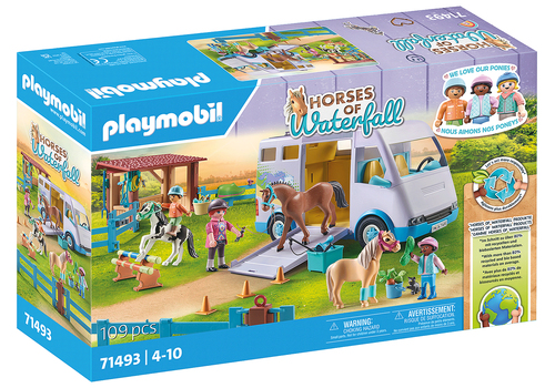 Trasporto cavalli e stalla Playmobil 71493 HORSES OF WATERFALL