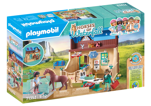 Stalla con veterinario Playmobil 71352 HORSES OF WATERFALL
