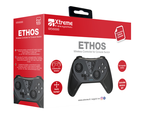Gamepad Xtreme 95688 SWITCH Ethos Black