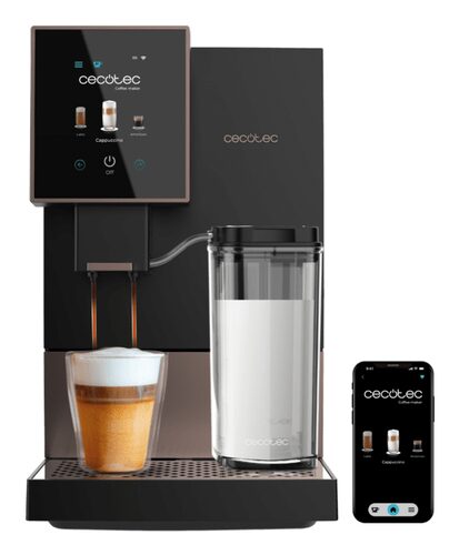 Macchina caffè espresso Cecotec 01461 COMPACTCCINO Cremma Connected Bl