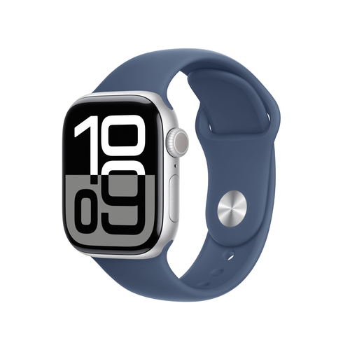 Smartwatch Apple MWWA3QL A WATCH SERIES 10 Alluminio GPS Silver e Blue