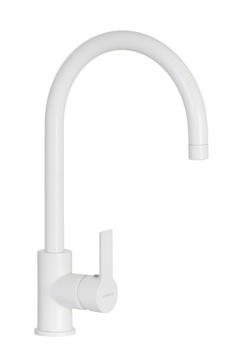 Miscelatore lavello Schock SXALTON01 NEW AQUAALTO Bianco assoluto
