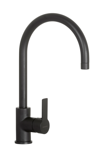 Miscelatore lavello Schock SXALTON13 NEW AQUAALTO Nero assoluto
