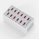 New Majestic - Caricabatterie New Majestic 770532 WH AUSB 12 White e Grey