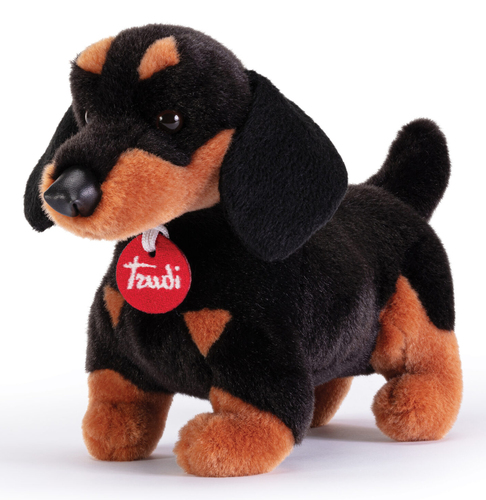 Peluche Trudi 22336 CLASSIC Bassotto Leo Nero e Marrone