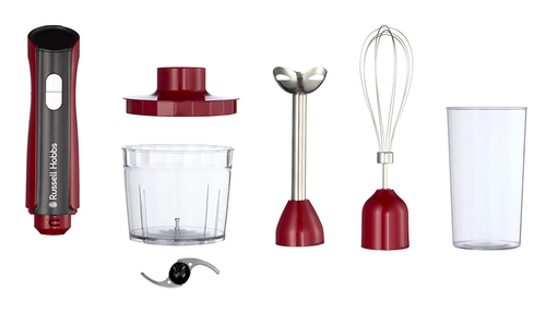 Frullatore immersione Russell Hobbs 27140 56 DESIRE 3in1 Red e Black