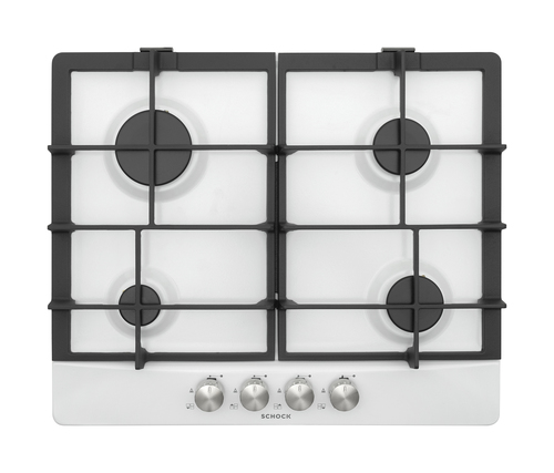 Piano cottura gas Schock STP64HWH PRIMUS PC60 Matte white