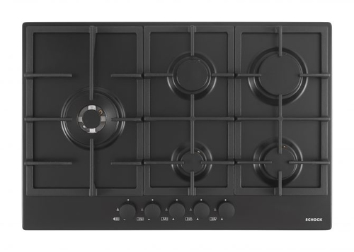 Piano cottura gas Schock STR85THBKN PROFESSIONAL PC75 Matte black