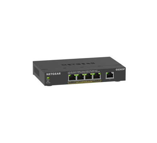 Switch di rete Netgear GS305P-300EUS 5-port poe um plus switch 1x 1g