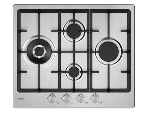Piano cottura gas Candy 33803482 MODERNA CHG6D4WTX Inox