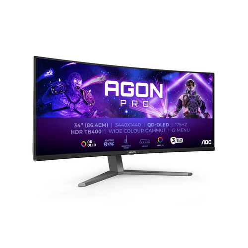 Monitor Aoc AG346UCD AGON PRO WQHD Curved Grey
