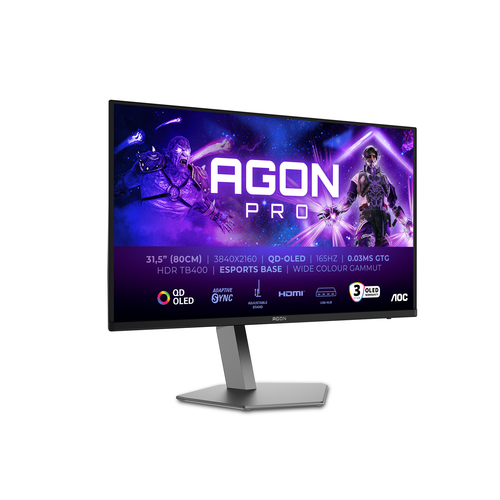 Monitor Aoc AG326UD AGON PRO Pivot Black e Grey