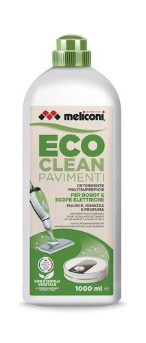 Detergente pavimenti Meliconi 621029 GREEN Eco Clean per Robot e Scope