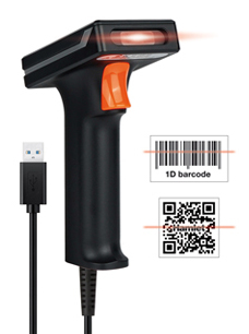 Lettore barcode Hamlet HBCS2D120U Black