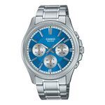 CASIO - Orologio Casio MTP 1375PD 2A2VEF Silver e Blue