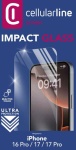CELLULAR LINE - Pellicola protettiva Cellular Line TEMPGLASSIPH16PRO IPHONE IMPACT GLA