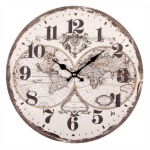 Lowell - Orologio da parete Lowell 21564 JUSTAMINUTE Emisfero Multicolor