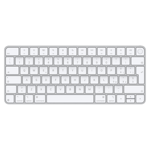 Tastiera computer Apple MXCK3T A MAGIC KEYBOARD Touch ID Silver e Whit