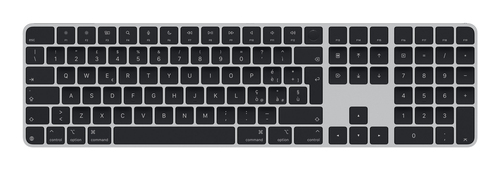 Tastiera computer Apple MXK83T A MAGIC KEYBOARD Touch ID Silver e Blac