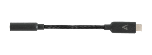 Cavo adattatore V7 V7UCAUDIO BLK USB C to Aux Black