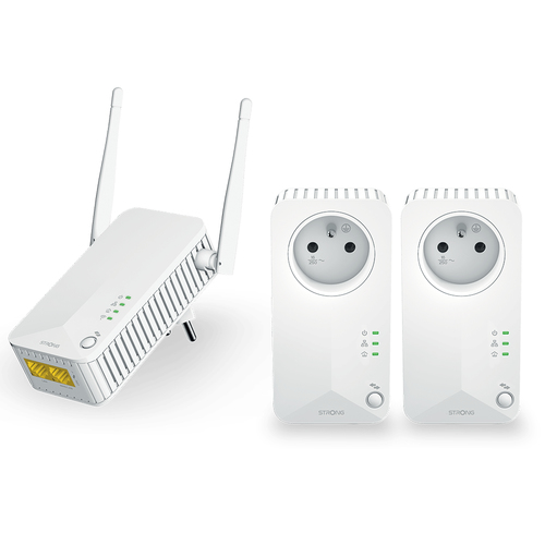 Power line Strong PLWF600TRIEUV2 600 Triple Pack WiFi White