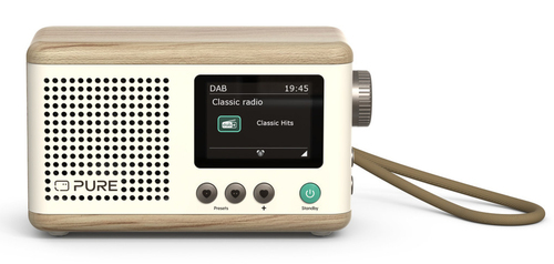 Radio Pure 253799 CLASSIC Mini Dab+ Cotton white e Oak