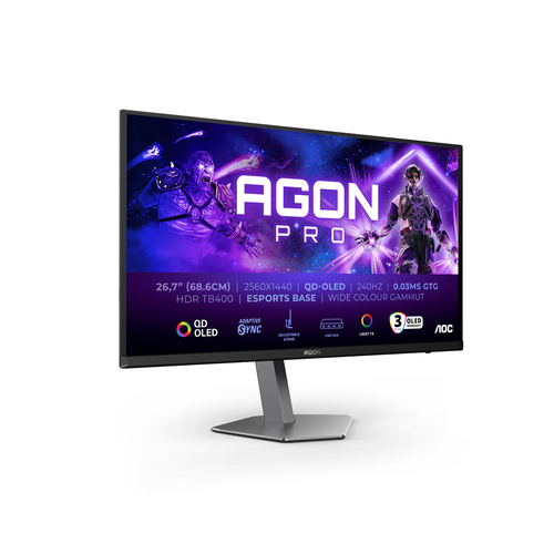 Monitor Aoc AG276QZD2 AGON PRO QHD Grey