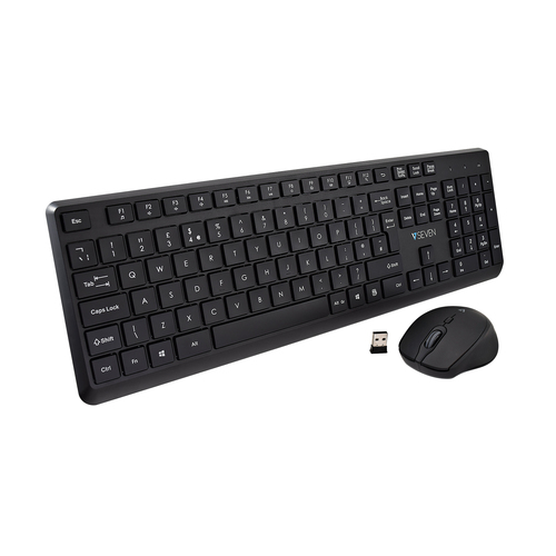 Tastiera e mouse V7 CKW350UK Combo Black