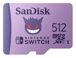 SANDISK - Scheda di memoria Sandisk SDSQXAO 512G GN6ZK POKEMON Gengar Purple