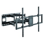 Techly - Supporto monitor parete Techly ICA PLB 189B HEAVY DUTY Full motion Ner