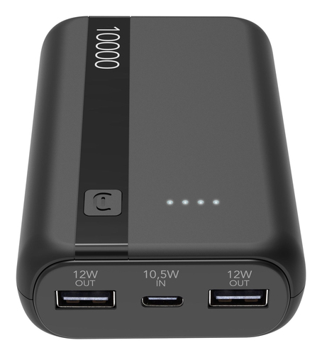 Power bank Cellular Line PBENTRY10000K Black